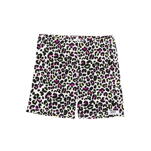 Biker Shorts in Neon Leopard