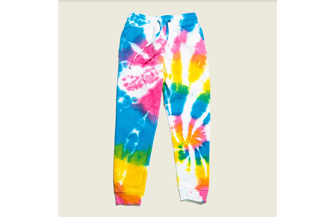 Kids tie dye joggers multicolored